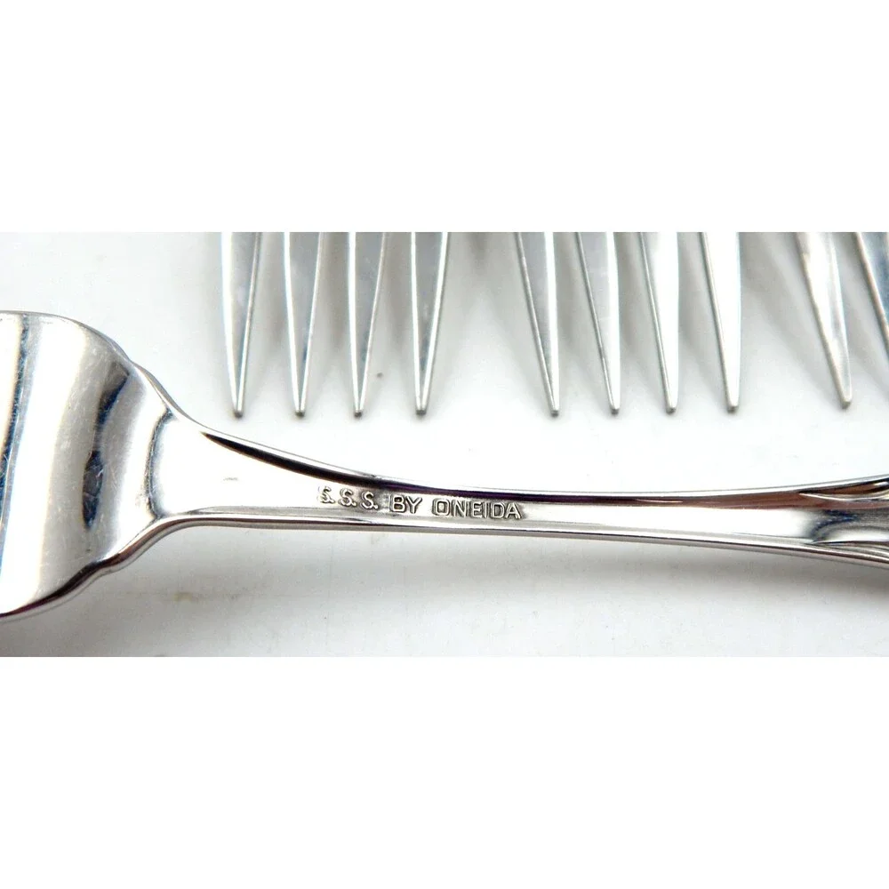 Oneida SSS Celebrity Salad Dessert Forks Stainless Flatware S/6 Replacement